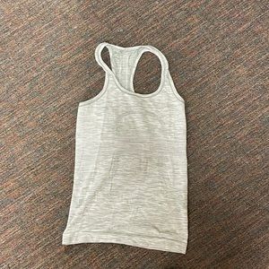 “Heathered Desert Olive” swiftly tech tank top